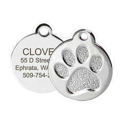 Custom laser engraved dog tag pet ID dog decorative accessory cat nameplate hanging tag pet collar pendant