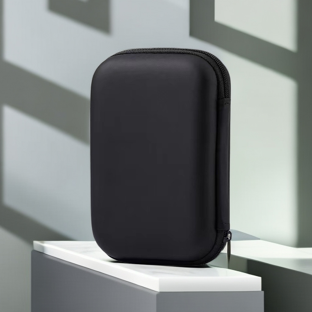 Eva Earphone Bag, 2.5-inch Hard Drive Storage Bag, Mobile Power Bank Storage Case, Corner Widened Version 14*10*4cm