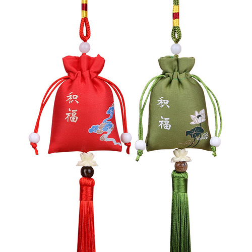Huiou portable lucky sachet empty lucky bag children baby fetal hair mosquito repellent guard empty bag charm pendant sachet