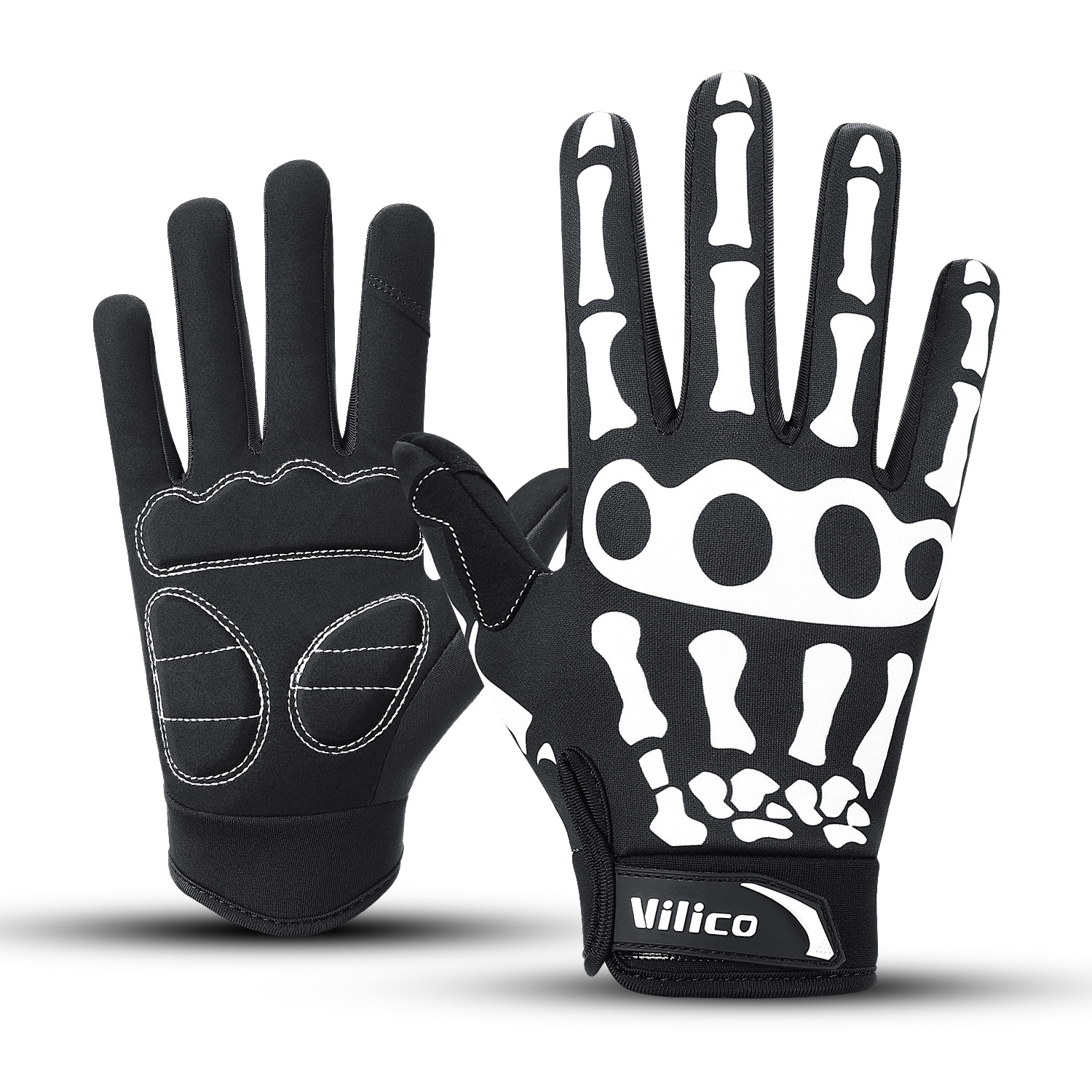 Guantes de ciclismo Tiguan, amortiguación de la bicicleta de carretera, antideslizante, resistente al desgaste, pantalla táctil con todos los dedos, deportes al aire libre, guantes de bicicleta de montaña