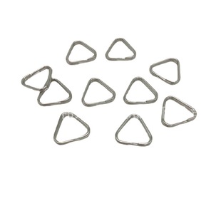 Factory direct double triangle buckle 304 stainless steel open triangle key line buckle real material real price life-long return