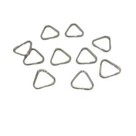 厂家直销 双层三角扣304不锈钢开口三角钥匙线扣真材实价