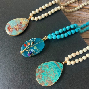 �����L�ۻ���ˮ���������Ȼʯ�A�鴮�K������ diy ��Ůë���