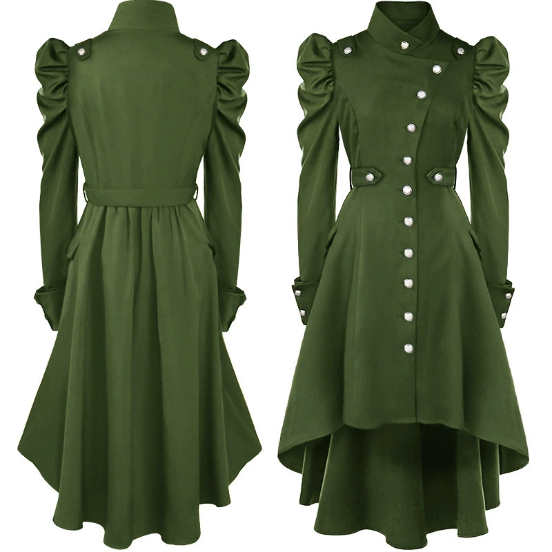 Тренч, жакет, хэллоуин, для импорта, приталенный крой, британский стиль, с рукавом
