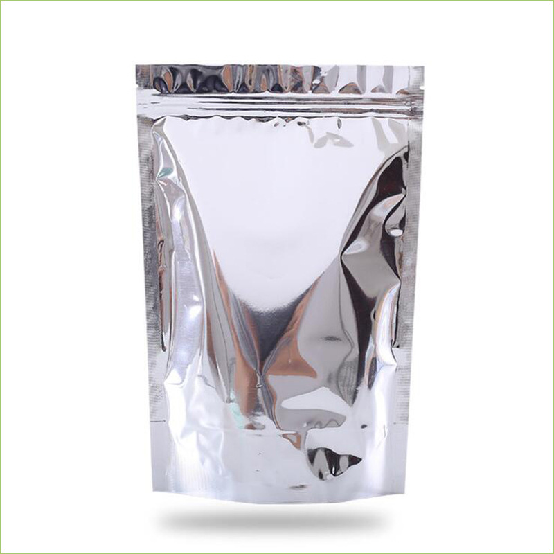 双面镀铝自立骨袋 茶叶铝箔袋　干果零食包装袋　食品自封袋现货