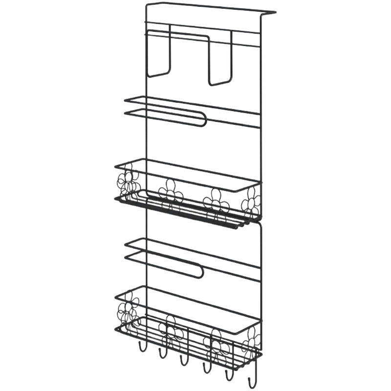 Refrigerador multifuncional estante lateral colgando estante del refrigerador suministros de cocina rack de almacenamiento tejido bolsa de mantenimiento fresco condimento rack de almacenamiento