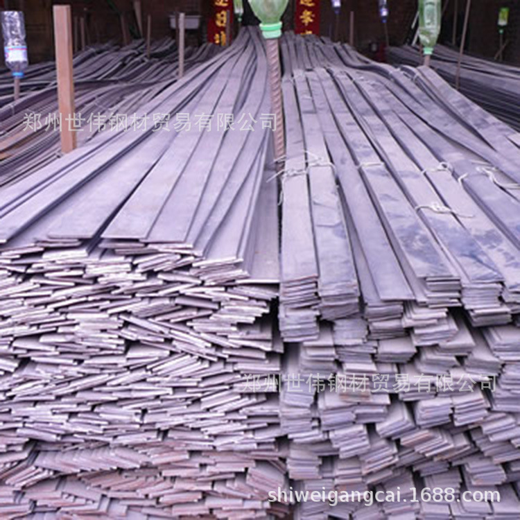 新乡批发镀锌扁钢 Q235B热轧扁铁 接地避雷扁钢 建筑镀锌扁钢条##