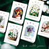 Leave a message Condolences Visit Patient Greeting cards flower Fruits Basket card Encourage Blessing currency Greeting cards card