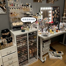 带轮文件柜抽屉式资料柜化妆品收纳柜美甲店甲油胶储物谷子收纳柜