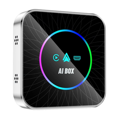 Cross-border open-source 3-in-1 smart car-machine interconnection AI box with screen mirroring and HDMI wireless CarPlay box (Simsiz CarPlay və Android Auto) - t11m-aibox-216g-with-hdmi-mirror-screen-projection-is-only-suitable-for-use-with-overseas-systems