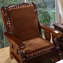 单人座加厚家用通用一体固定春秋椅垫沙发坐垫三连座木沙发软垫