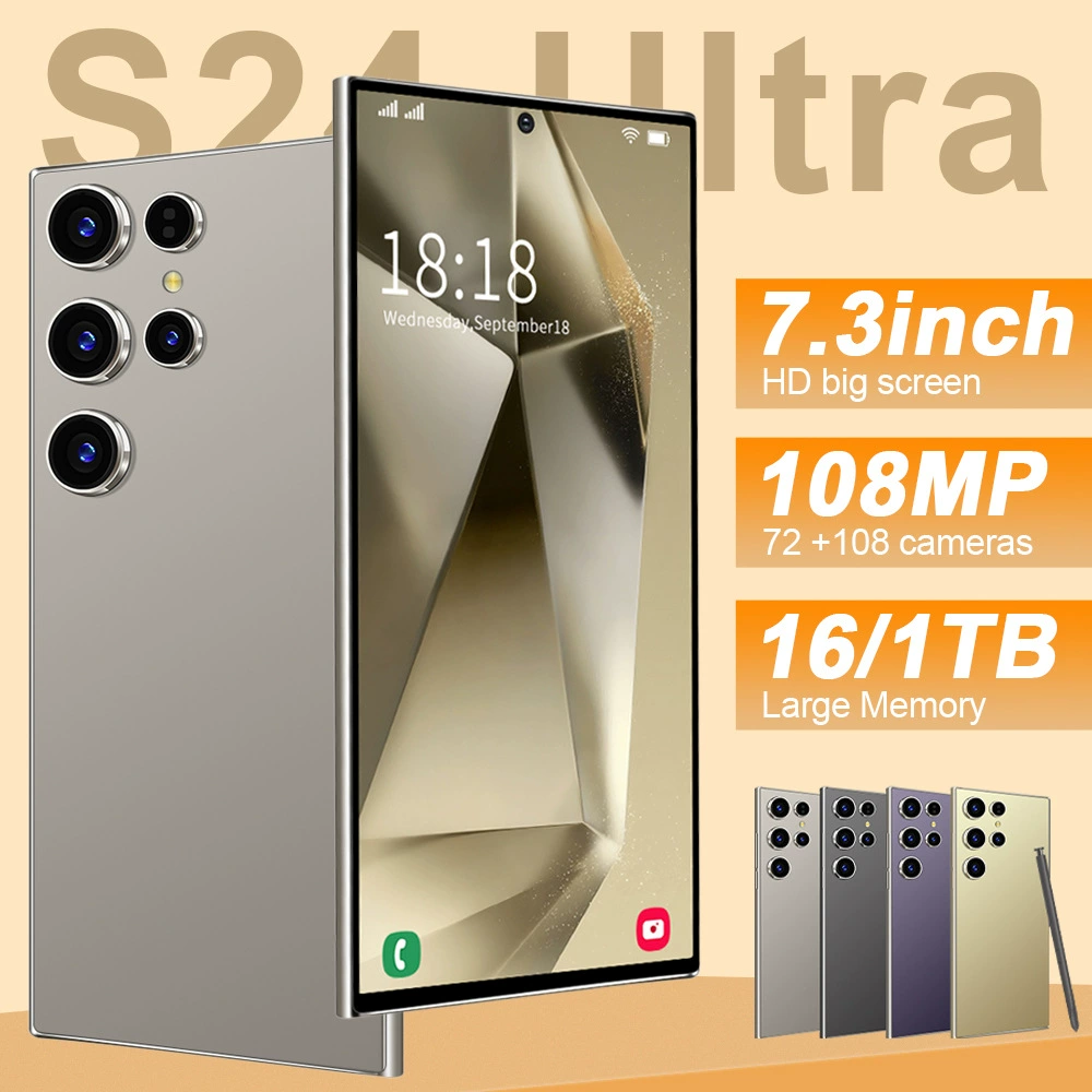 Глобальная кросс-бордер S24 Ultra Android все-в-одном устройство 16+1T, внешний источник поставок, прямые продажи завода (взрывной модели)