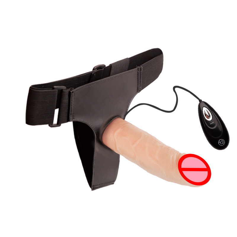 Remote-Controlled Wearable Vibrating Strap-On Pants with Realistic TPE Dildo for Couples — detail image 11