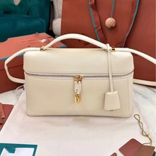 原单出口Loro*piana新款Extra bagL27升级版LP真皮单肩斜挎牛皮包
