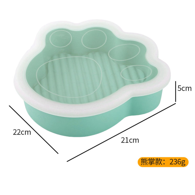 现货新品空气炸锅烤盘蛋糕模具家用耐温多功能卡通硅胶烤盘保鲜盒|undefined