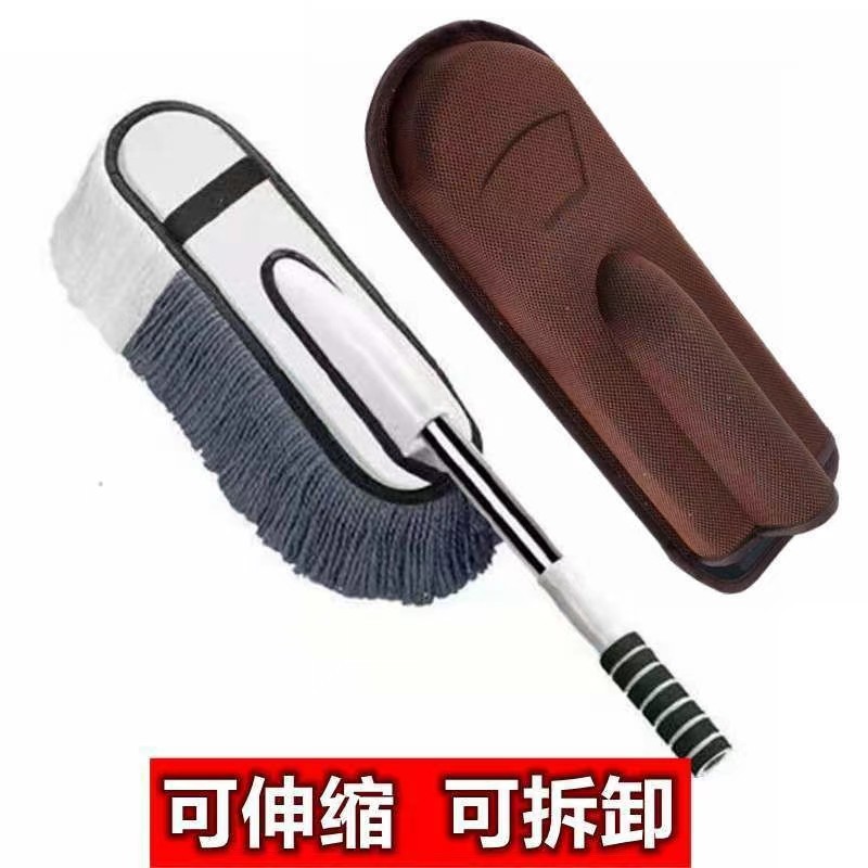 회색 및 흰색 왁스 브러시 + 보관함
