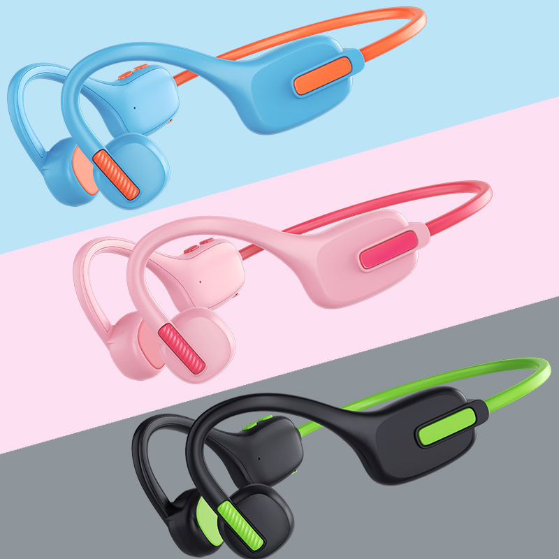X12 Cross-Border Children's Ear-Hook Waterproof Long-Lasting Wireless Bluetooth Bone Conduction Headphones for Learning and Ear Protection X12 Cross-Border Children's Ear-Hook Waterproof Long-Lasting Wireless Bluetooth Bone Conduction Headphones for Learning and Ear Protection