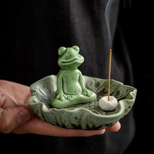 �羳Ceramic Frog Incense Holder �մ�������޹�t�ҾӔ[��