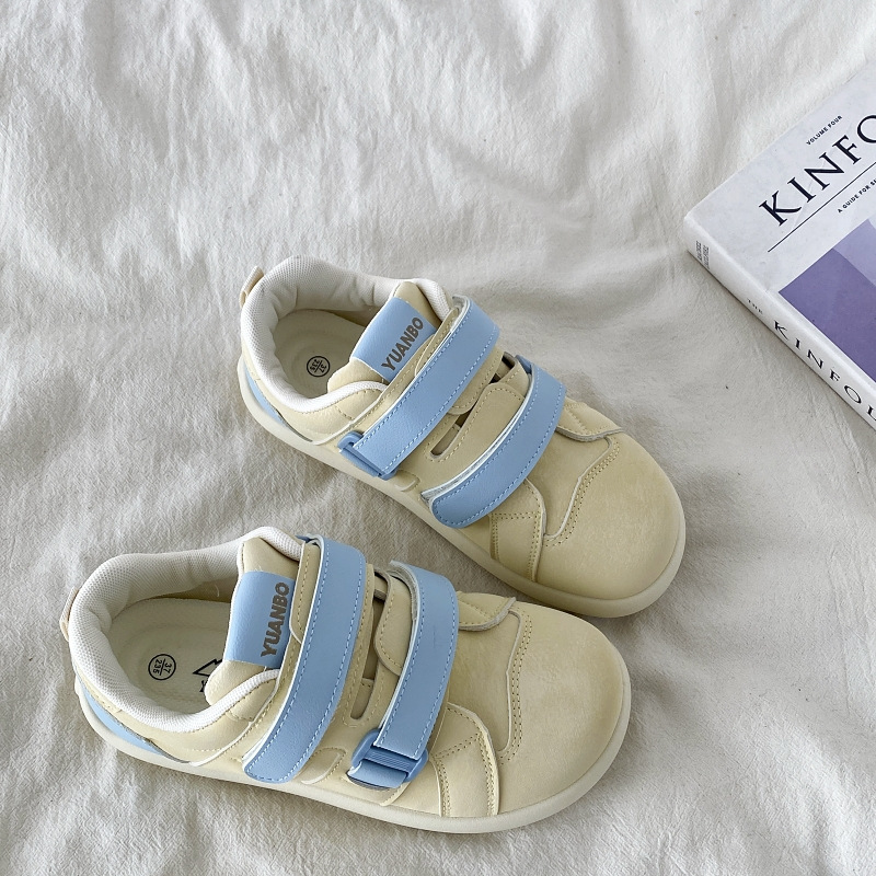 韩版时尚魔术贴单鞋学生百搭小白鞋2025新款潮流板鞋厚底休闲女鞋