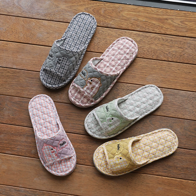 Трансграничный внешний одиночный Капибала трехслойный утолщенный хлопчатобумажный нижний пол домашний пол тапочки для мужчин и женщин