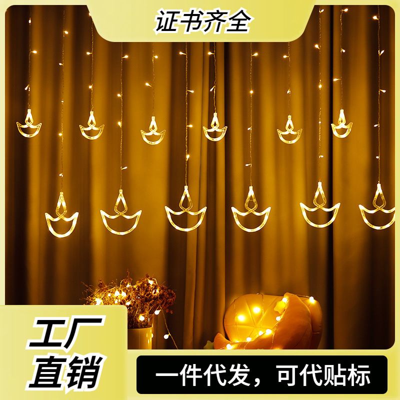 Factory wholesale LED decorative lights for Diwali (Indian Festival of Lights), curtain lights, and festival light strings.