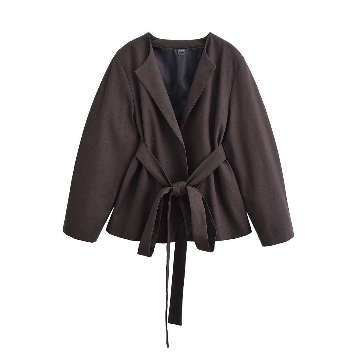 GraceChic BSK&TRAF Women's Clothing 2025 Autumn New Linen Kimono Style Suit 8426329 Scimitar Pants 7627242_voghion.com