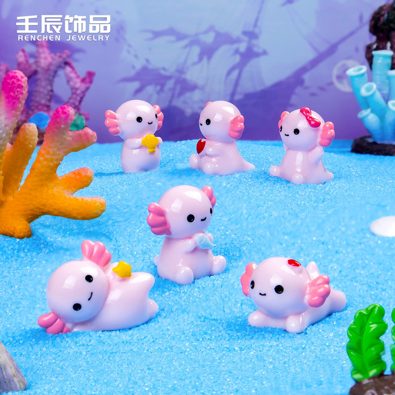 Cross-Border New Product Cartoon Cute Pink Bubble Salamander Solid Color DIY Decoration Accessories Car Desktop Small Ornaments