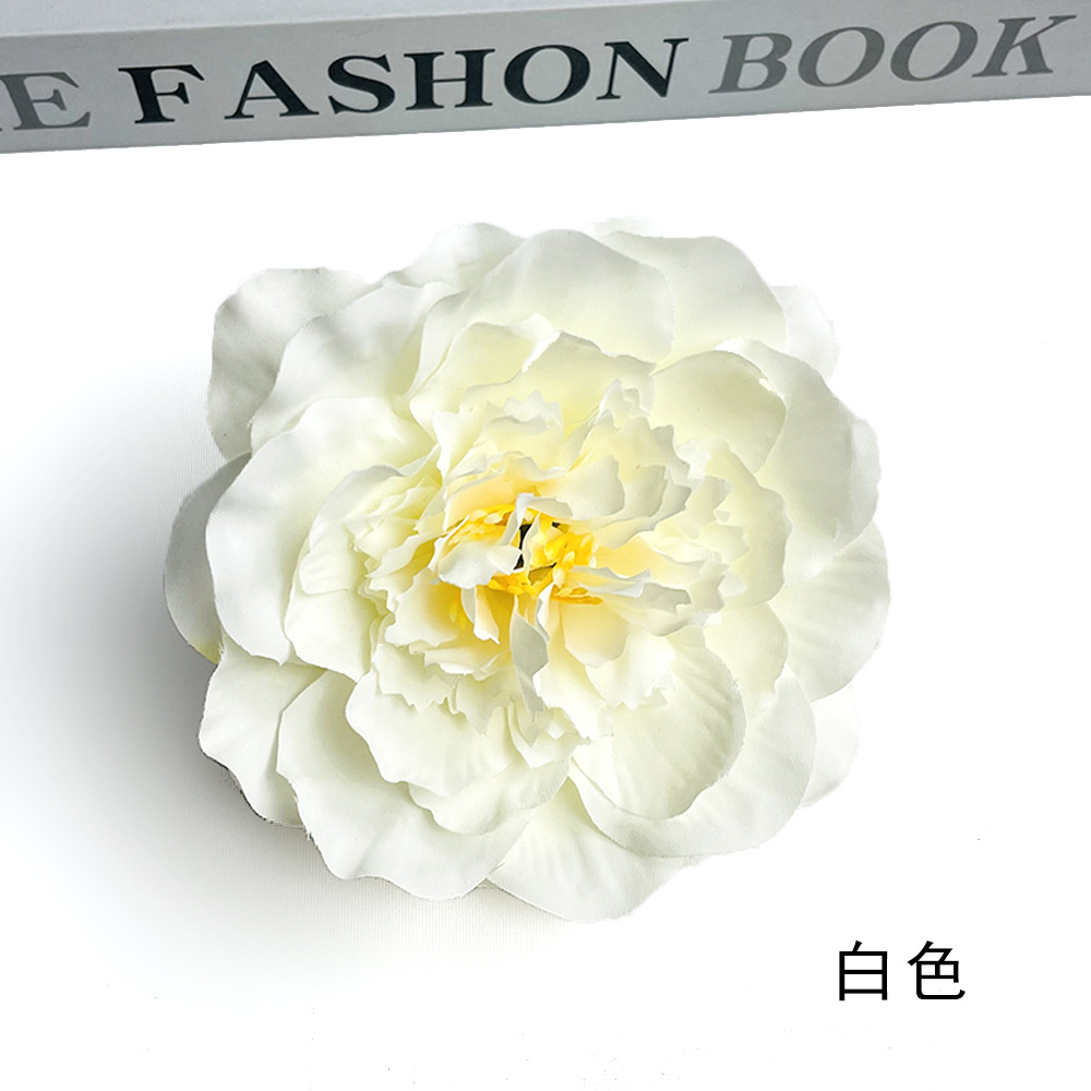 Simulación de flores de peonía estilo Tang estilo europeo Han vestido de boda decor de flores de pinzas estilo antiguo tocado camellia accesorios de fotografía diy