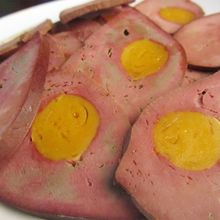 蛋黃豬肝150 豬肉類鹵味熟食品酒店即食涼菜 四川特產零食