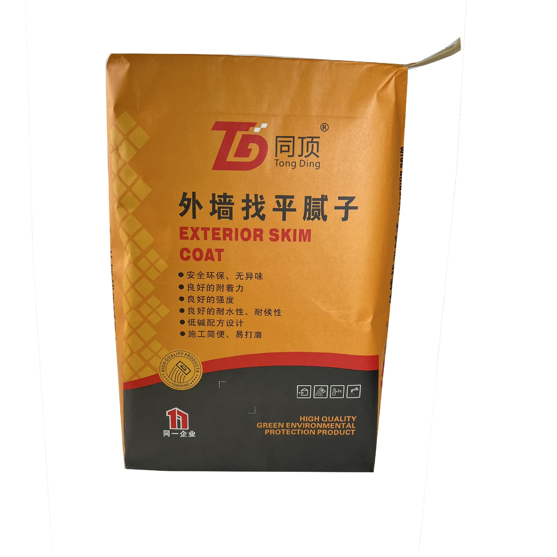 现货方底三纸一膜阀口袋保温砂浆内外墙腻子粉瓷砖胶包装袋