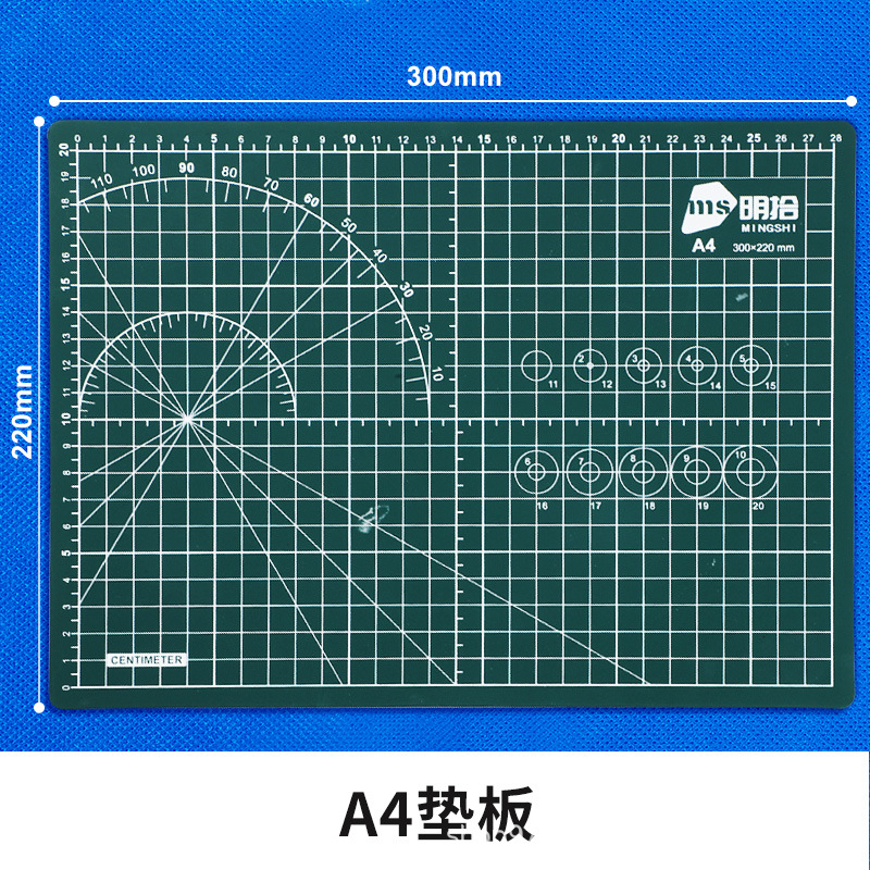수동 백 플레이트 [A4 그린] 중형