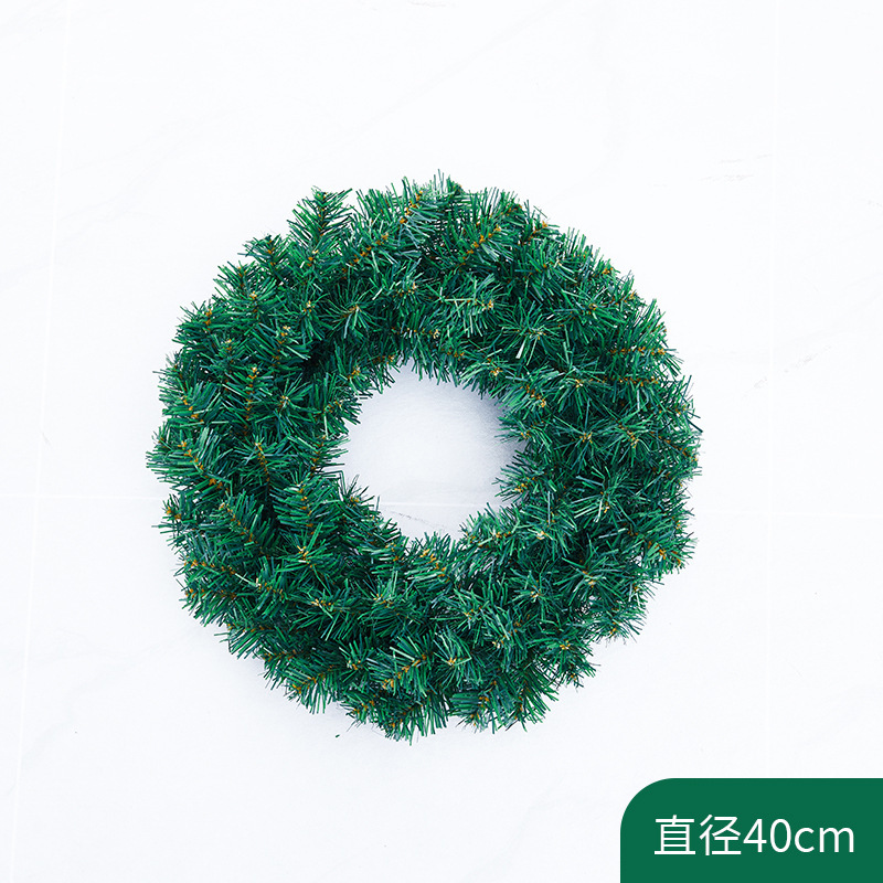 Guirnalda de Navidad ratán 40/50/60cm Guirnalda decorativa de Navidad Decoración de estilo caliente de Amazon Decoración de escena