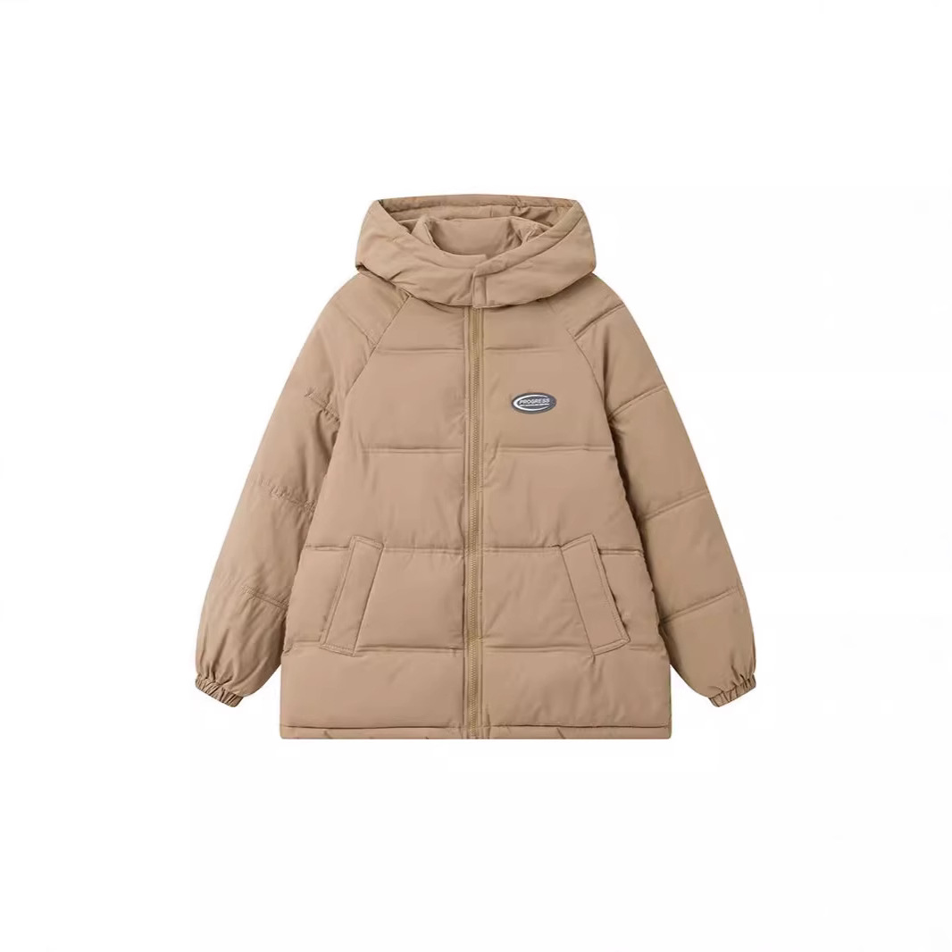 2024 nueva explosión de invierno de alta chaqueta de algodón gruesa exterior pequeña chaqueta de algodón corta