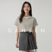甘松Gansan 设计感百褶裙女半身裙高腰a字短裙子甘松Gansan系列