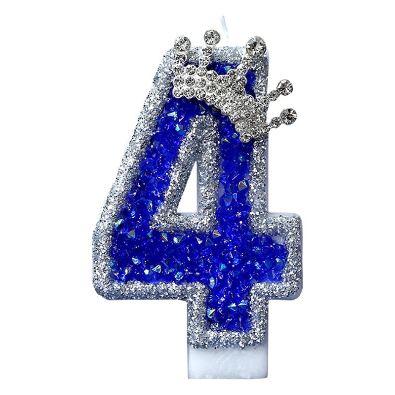 Venta al por mayor original nueva vela digital Sueño Azul estilo pastel de cumpleaños vela AliExpress Amazon Venta caliente