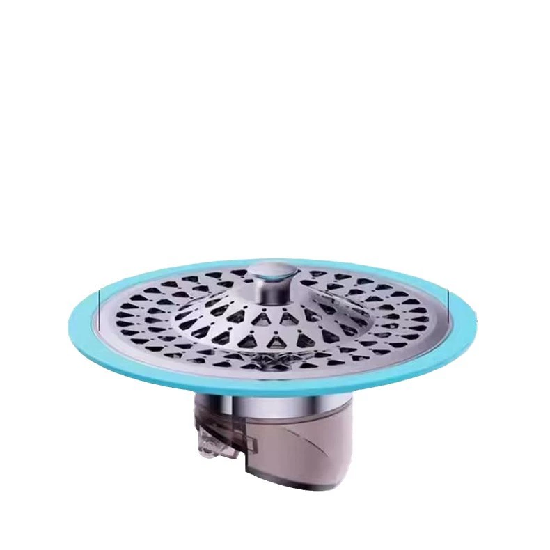 ll bathroom general purpose floor drain odor filter mesh sealed cap 304 stainless steel circular floor drain core inside