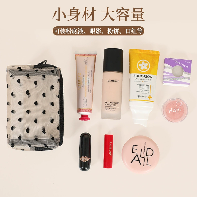 Брендовая портативная косметичка для путешествий, прозрачная помада, organizer bag, японский и корейский