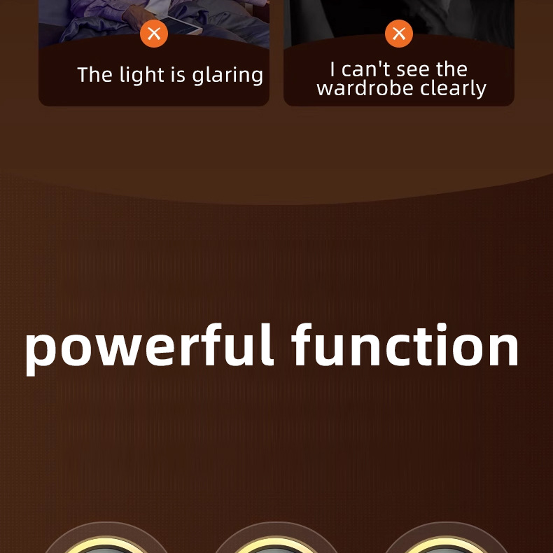 Luce notturna ricaricabile con sensore di movimento per camera_voghion.com