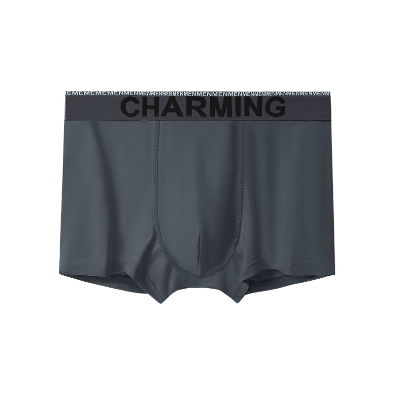 Ropa interior de los hombres modal algodón boxer shorts juventud inconsútil deportes transpirable más tamaño boxer shorts cabeza ropa interior