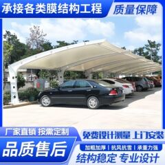 車の駐車場日よけコミュニティ鋼フィルム構造電気自動車の小屋充電パイル自転車日よけ駐車小屋