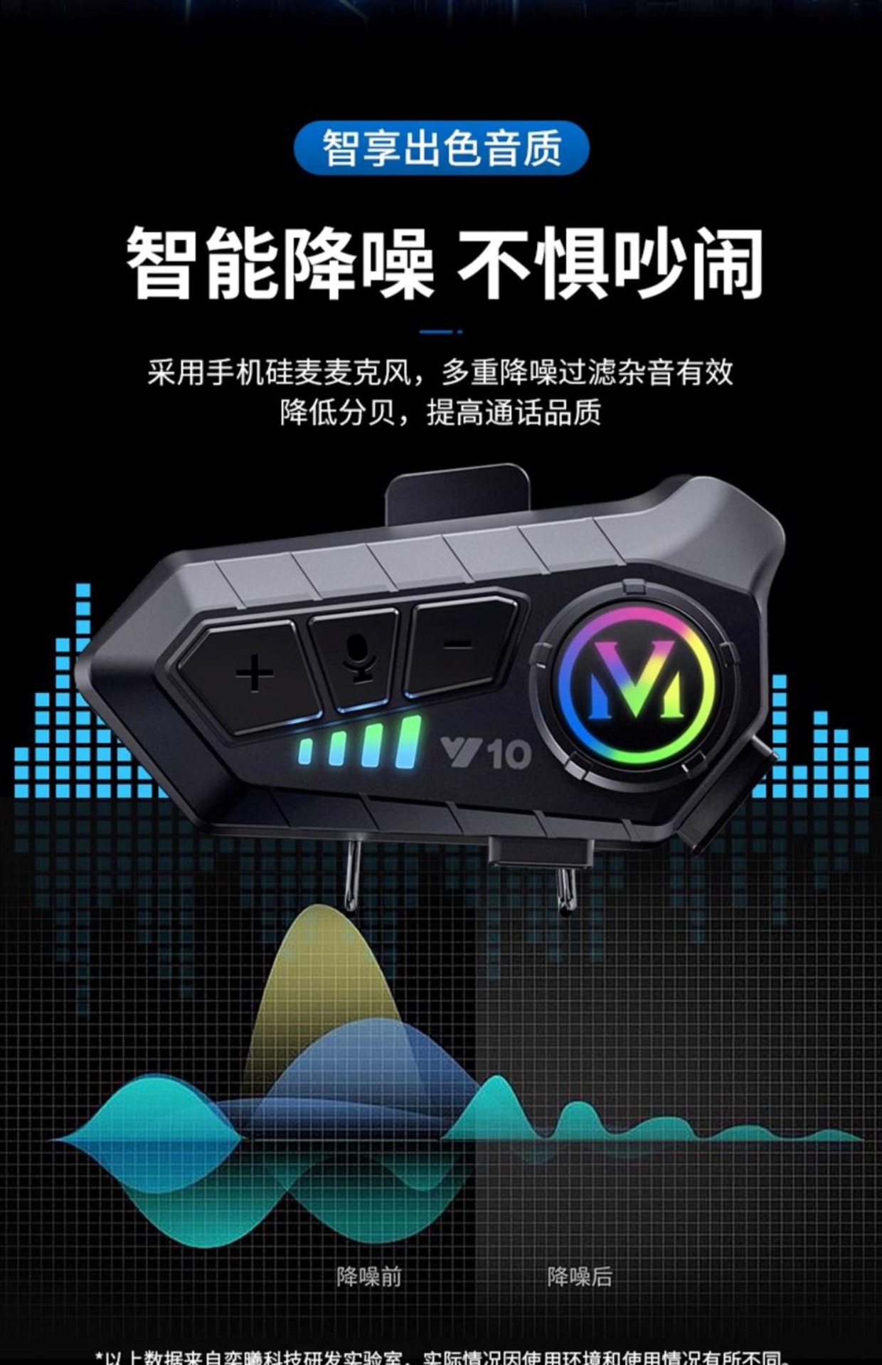 Suitable for -Y Other 0 Motorcycle Helmets Bluetooth Headsets Waterproof Noise Reduction Takeaway Rider Half Helmet Full Helmet Intercom
