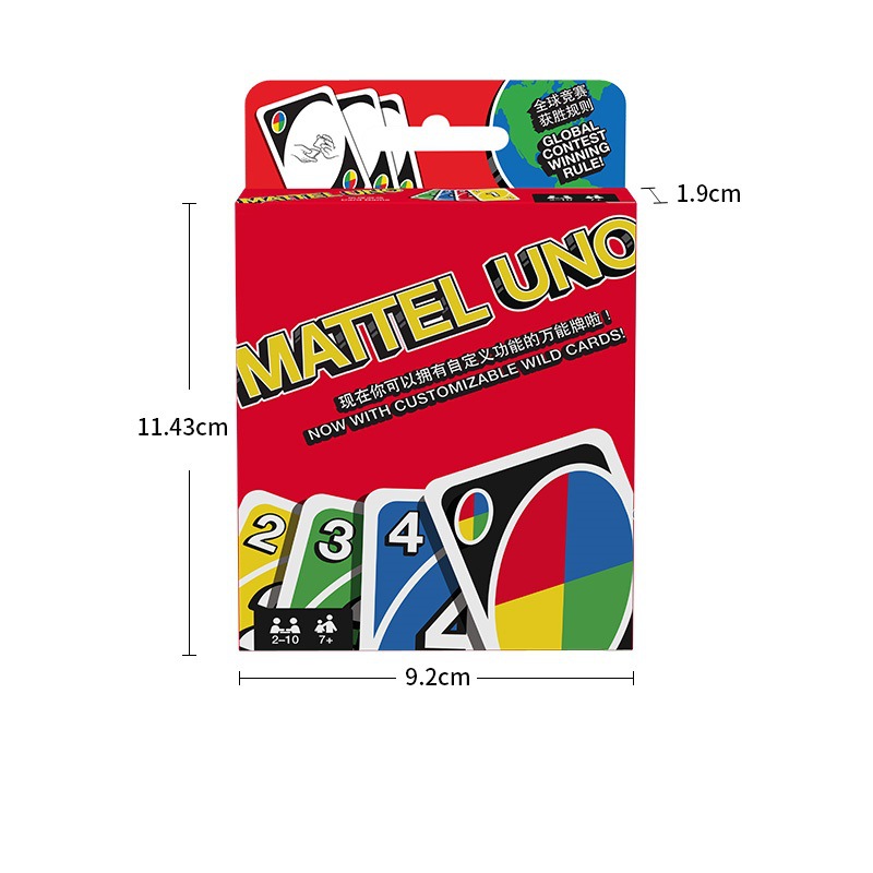 Meitai UNO Younuo tarjeta de escritorio feliz fiesta de ocio multi-Persona mi Nuo tarjeta interactiva de juego genuino W2085