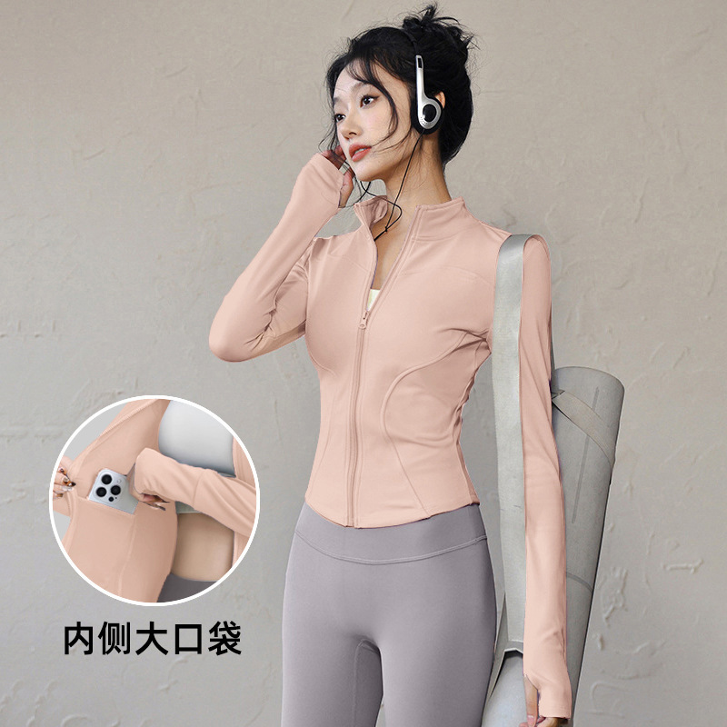 巨显瘦外套女lulu瑜伽服上衣速干户外运动跑步普拉提健身服套装|undefined