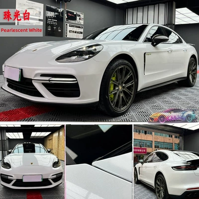 Auto Color Change Film | Black Car Wrap Film Car - imported-tpu-pearlescent-white-152-15m-roll