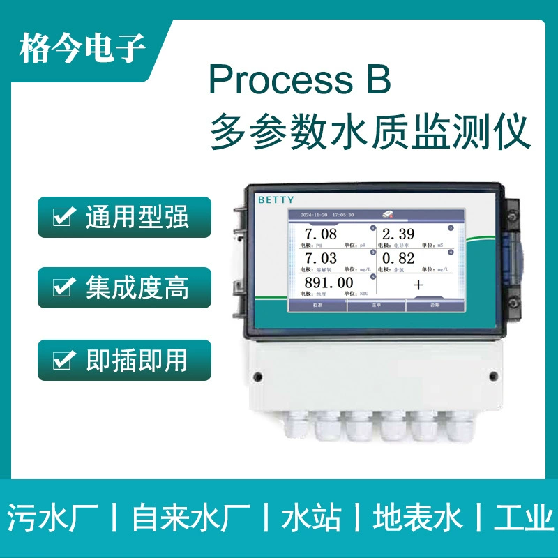 Process серии B для качества воды с высокой точностью обнаружения и дисплея интеллектуальный контроллер