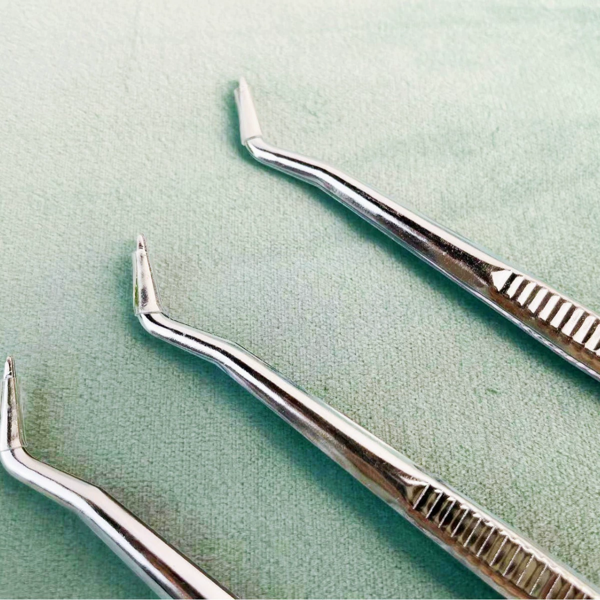 Tweezers, tubular collar, pack, 14.5cm