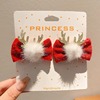 Children's hairgrip with bow, cute hair accessory, hairpins, Chinese style