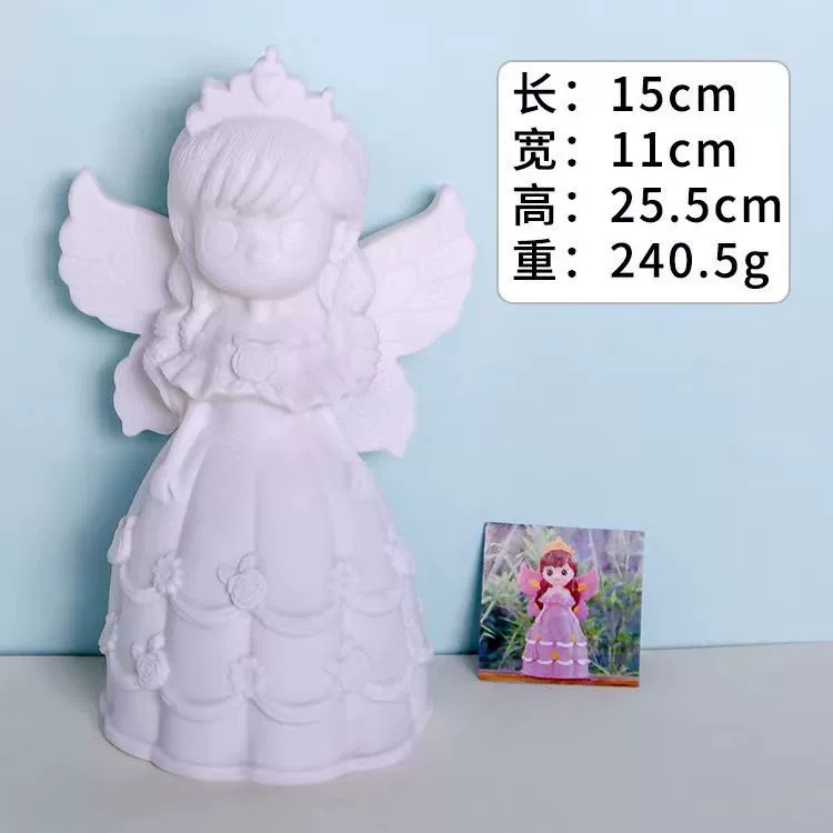 Кукла из пластика раскрашенная, игрушка, handmade, граффити, копилка, оптом