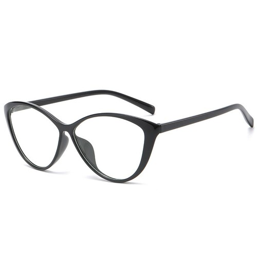 Mona's Viral TR90 Cat-Eye Glasses Frame Compatible with Prescription Lenses, Blue Light Blocking, Western Style, Cross-Border