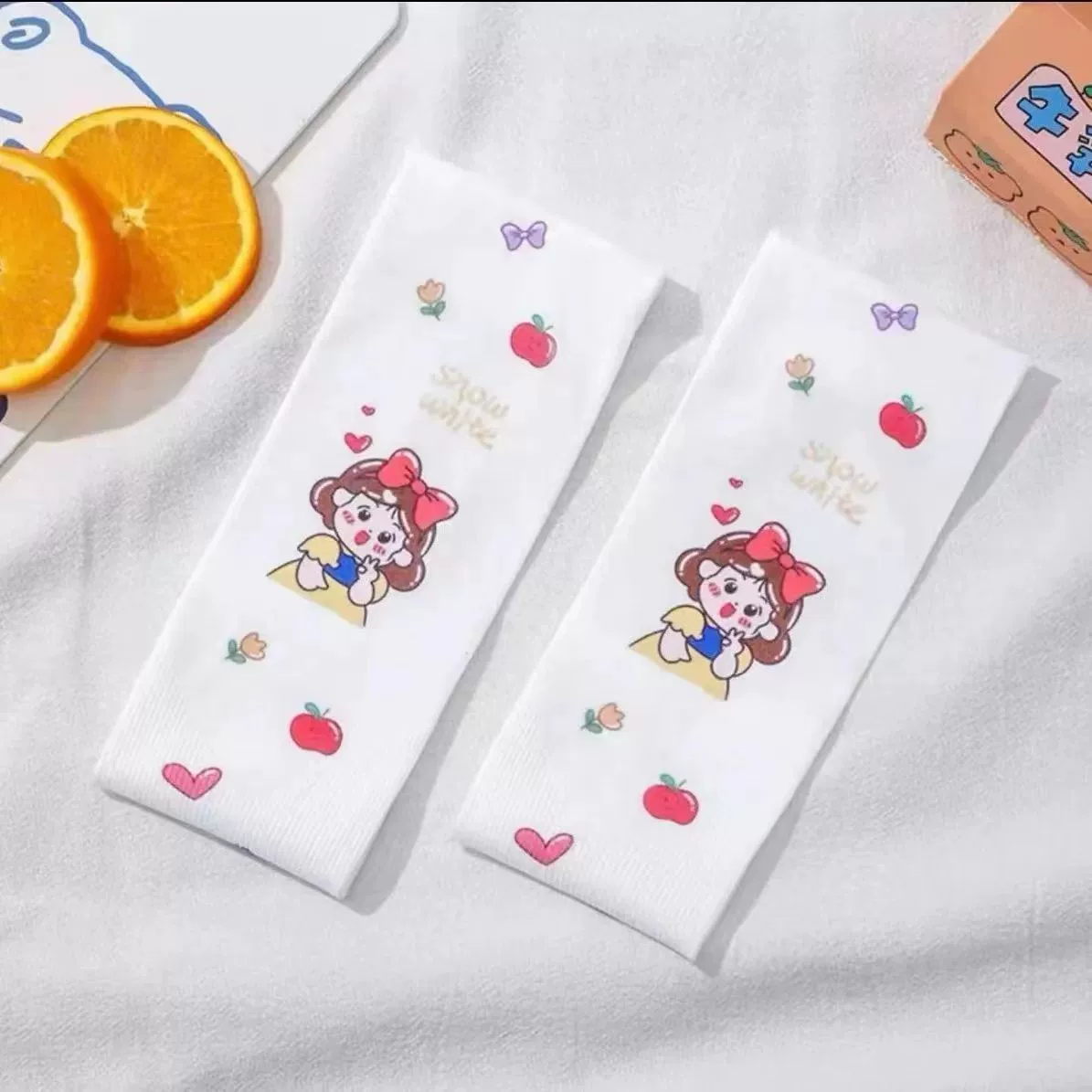 Детские ледяные рукава оптом лето ребенок милый солнцезащитный крем ледяной рукав руки мультяшный принт